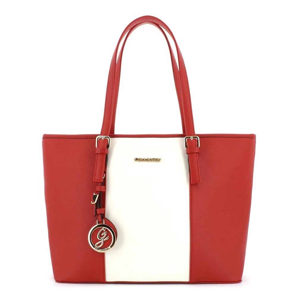 Gallantry Sac cabas femme fourre-tout lycée rouge