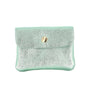 Vue princ. du Porte-monnaie femme cuir italien irisé 041 Vert Clair par Made in Italy.