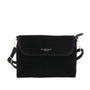 Vue princ. du Petit sac bandoulière daim femme Noir en cuir synthetique par Flora & co.
