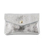 Portefeuille pochette passeport cuir isiré Argent main image