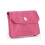 Vue 1 du Porte-Monnaie Cuir Suédé Grainé 041C Fuchsia par Made in Italy.