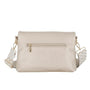 Flora & co Sac bandoulière large multipoches ivoire