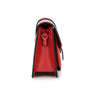 Flora & co Sac double bandoulières chaîne à magnétique rouge