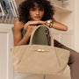 Sac à main bandoulière suédé Beige - Crocochic