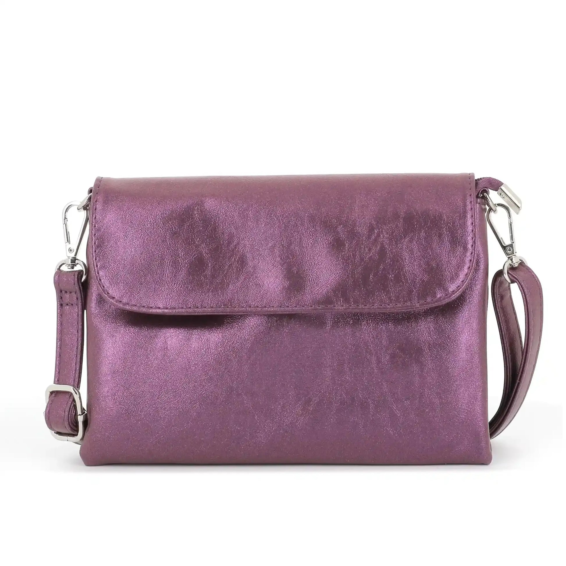 Flora & co Sac bandoulière pochette femme irisé violet