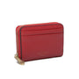 Gallantry Portefeuille porte-monnaie femme française rouge foncé
