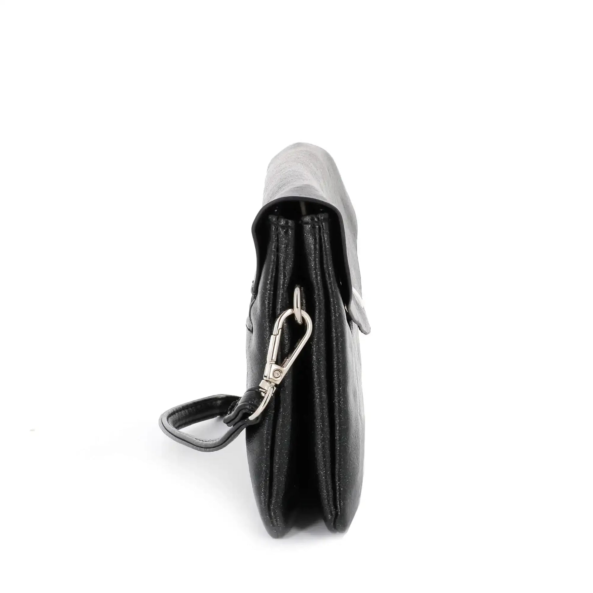 Flora & co Sac bandoulière femme irisé rabat noir