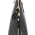 Made in Italy Sac dôme bandoulière femme cuir noir