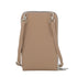 Sac bandoulière téléphone 6.7 Pouces femme beige taupe Flora & co