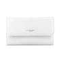Flora & co Portefeuille chéquier femme souple blanc