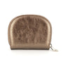 Flora & co Porte-cartes femme 11 emplacements marron métal