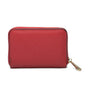 Gallantry Portefeuille porte-monnaie femme française rouge foncé