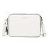 Flora & co Sac caméra bandoulière femme 2 zip blanc