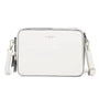 Flora & co Sac caméra bandoulière femme 2 zip blanc