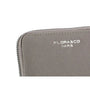 Flora & co Portefeuille porte-carte femme saffiano gris