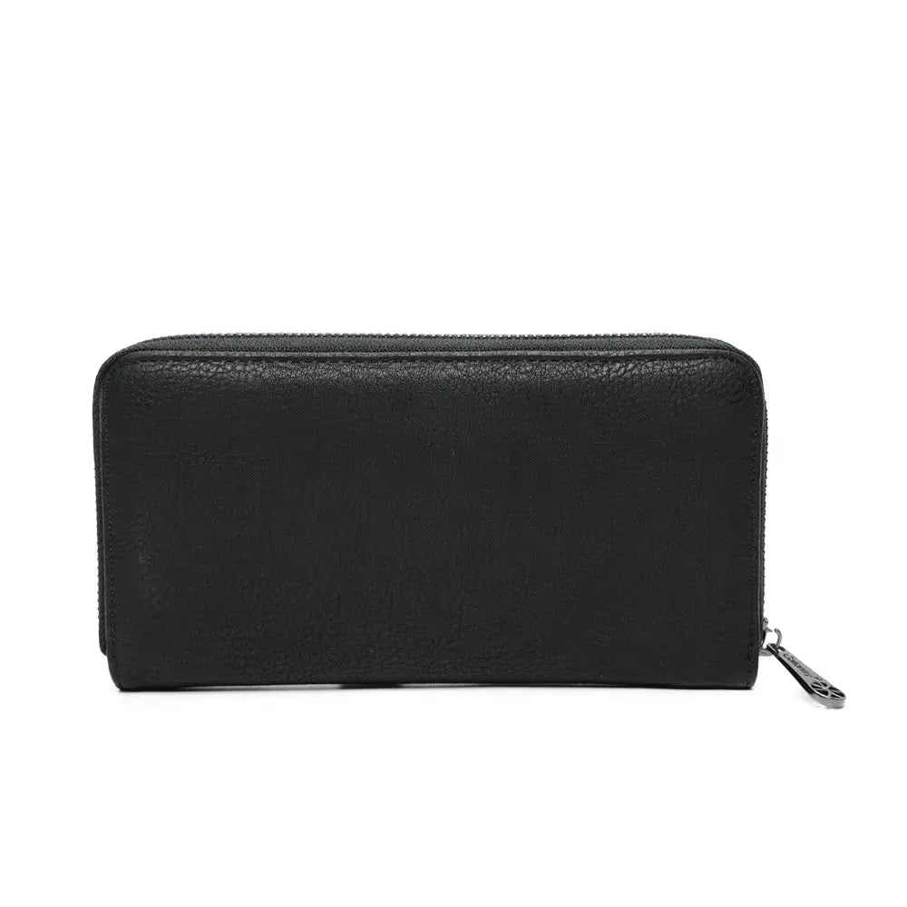 Gallantry Portefeuille long femme tout-en-un paillette noir
