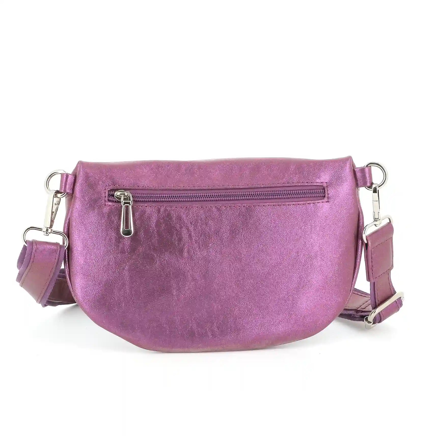 Flora & co - Sac banane bandoulière femme irisé violet