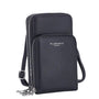 Sac bandoulière téléphone 6.7 Pouces femme bleu Flora & co