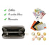 Flora & co Portefeuille porte-carte femme saffiano gris