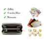 Flora & co Portefeuille porte-carte femme saffiano gris