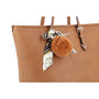 Sac cabas femme similicuir camel - vue 5 | Flora & co