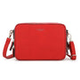 Flora & co Sac caméra bandoulière femme 2 zip rouge