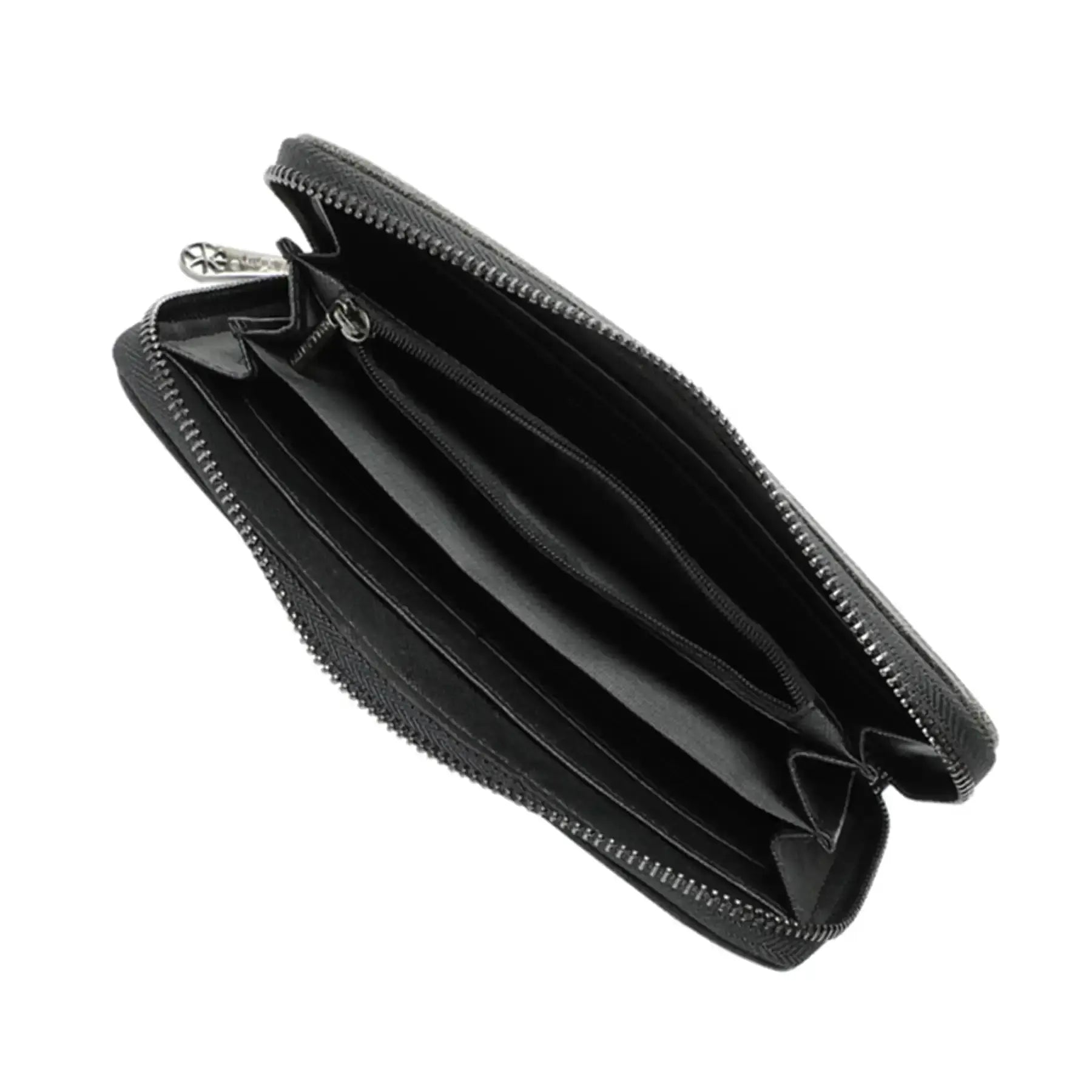 Gallantry Portefeuille long femme tout-en-un paillette noir