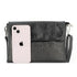 Flora & co Sac bandoulière pochette femme irisé noir