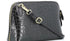 Made in Italy Sac dôme bandoulière femme cuir noir