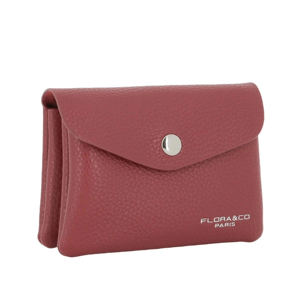 Flora & co Porte-monnaie portefeuille femme mi-long Rouge
