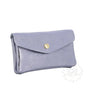 Vue 1 du Porte-monnaie cartes femme cuir irisé 051 Lilas par Made in Italy.