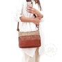 Gallantry sac bandoulière paillettes femme multicolore camel