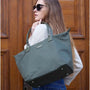 Sac cabas femme nylon noir - vue 2 | Flora & co