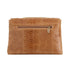 Made in Italy Sac bandoulière chaîne cuir femme croco camel