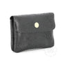 Vue 1 du Porte-Monnaie Cuir Suédé Grainé 041C Noir par Made in Italy.