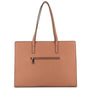 Sac cabas femme similicuir camel - vue 2 | Crocochic