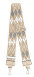 Flora & co Sac banane femme pu cuir grainé taupe métal
