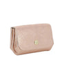 Porte-monnaie cuir souple irisé 04 or rose Made in Italy