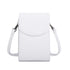 Pochette téléphone bandoulière femme blanc Gallantry