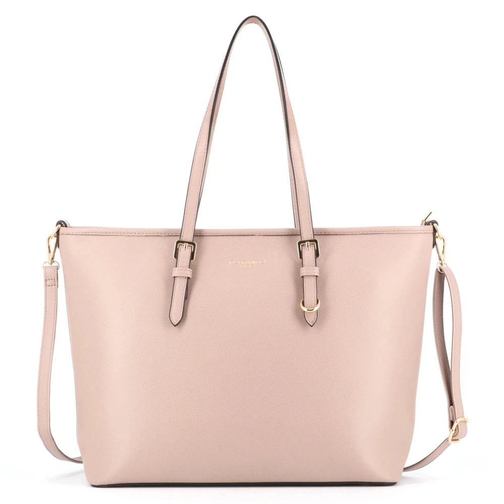 Flora & co Sac cabas grainé femme format a4 lycée taupe