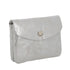 Flora & co Porte-monnaie femme court suède irisé Noir Argent