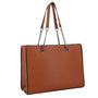 Sac cabas femme similicuir camel - vue 2 | Crocochic