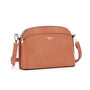 Sac bandoulière arrondi multi-poches Camel - Crocochic