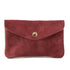 Grand portefeuille cuir suède compatible passeport Bordeaux other image 2