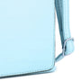Vue 3 du Pochette bandoulière téléphone femme bleu clair en cuir synthétique par Flora & co.