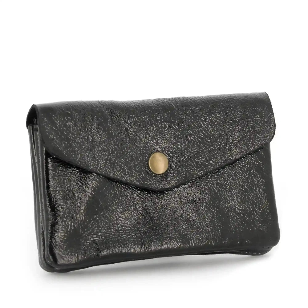 Portefeuille pochette passeport cuir isiré Noir other image 2