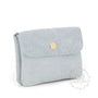 Vue 1 du Porte-Monnaie Cuir Suédé Grainé 041C Bleu Clair par Made in Italy.