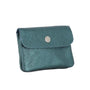 Vue 1 du Porte-monnaie femme cuir italien irisé 041 Bleu Canard par Made in Italy.