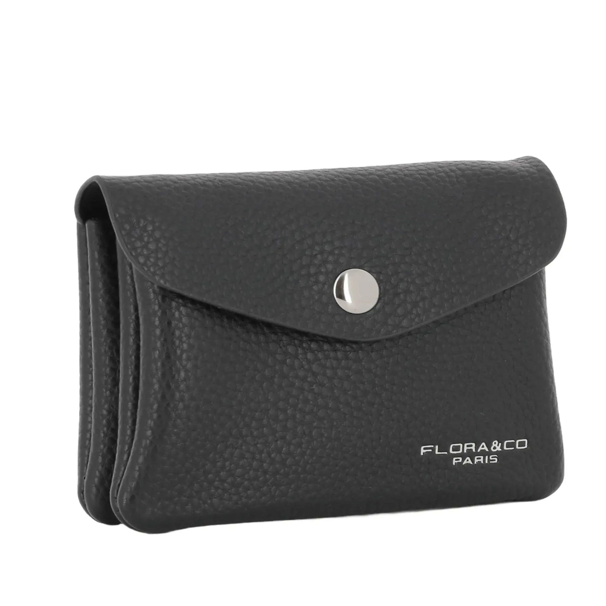 Flora & co Porte-monnaie portefeuille femme mi-long Noir