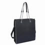 Sac cabas femme similicuir noir - vue 2 | Crocochic